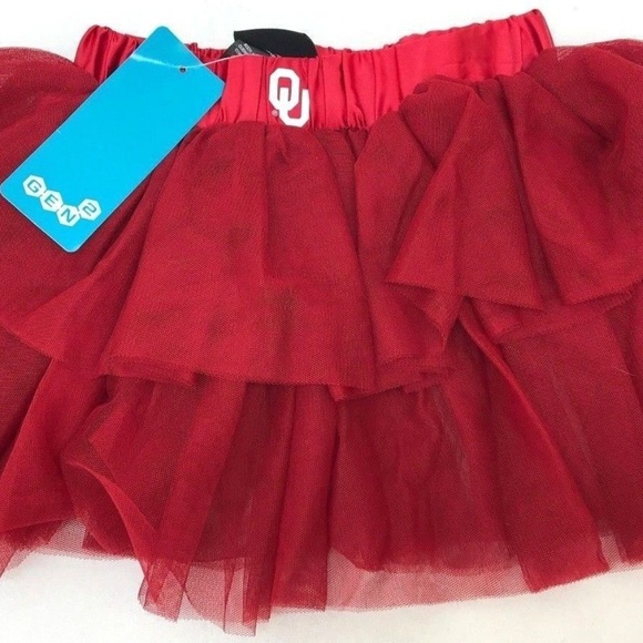 Gen2 Toddler Oklahoma Sooners Red Tutu Sz 3T - Picture 1 of 2